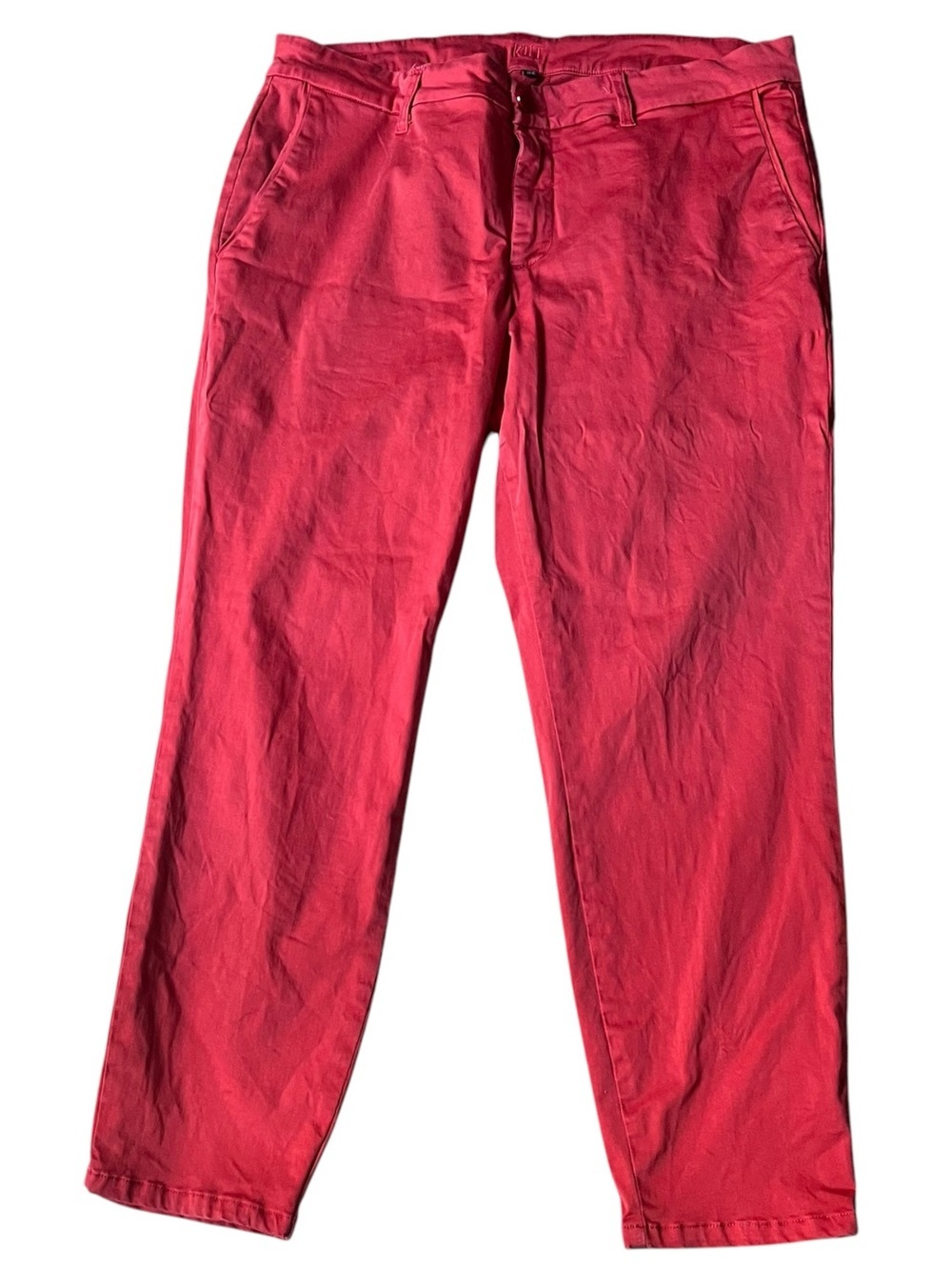 KUT Bright Red Casual Chino Pants